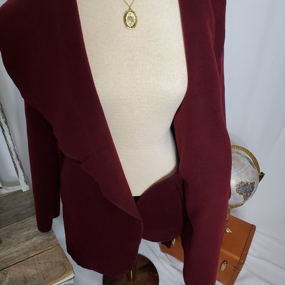 Burgundy Forever 21 Jacket - M (NWOT) - Picture 10 of 11